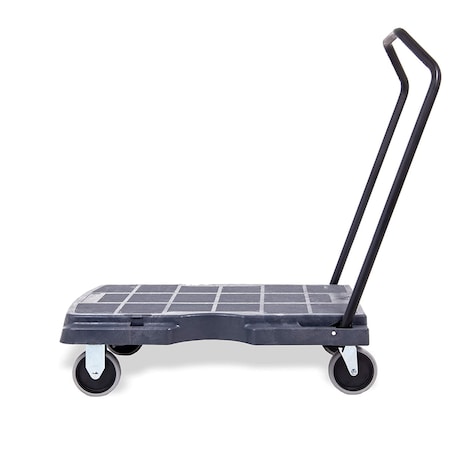 Pake Handling Tools Triple Plastic Trolley, 400 lb. Cap, 32" x 21", 3-way Handle Position PAKFT04